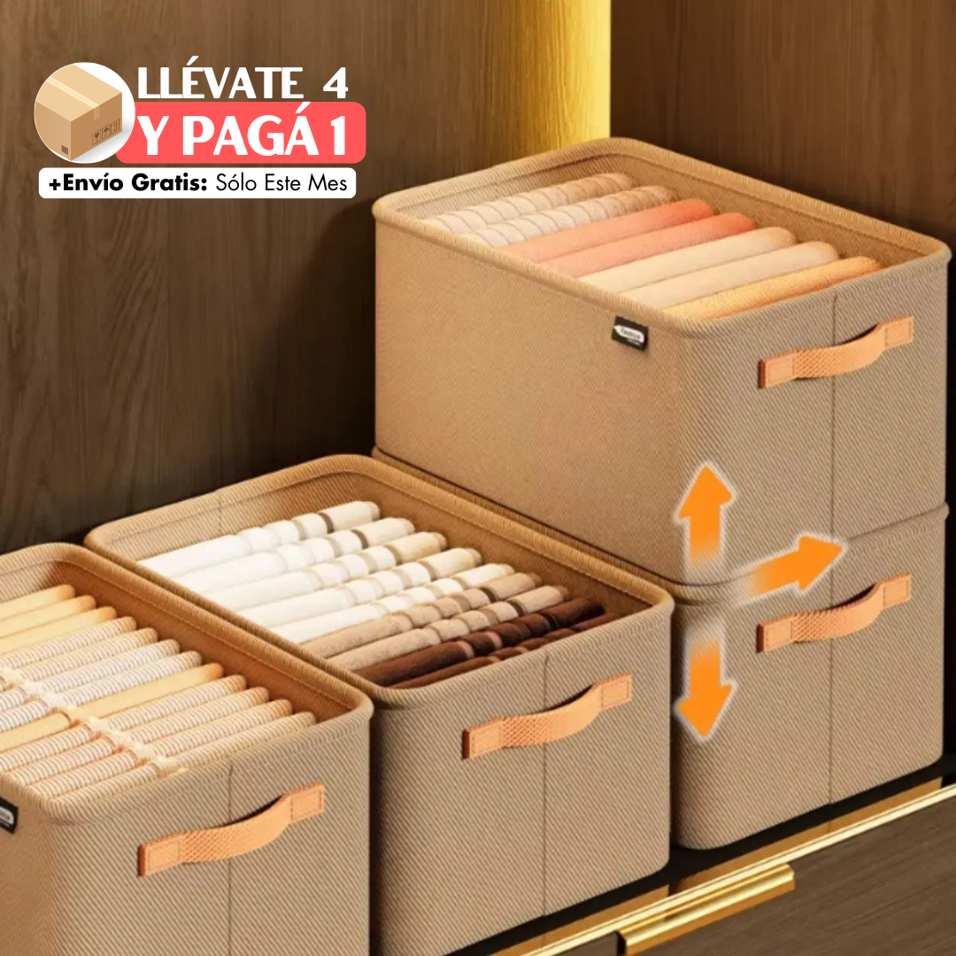 [Llévate 4 y Pagá 2] Organizador de Ropa Plegable + Envío Gratis | ¡SÓLO POR HOY